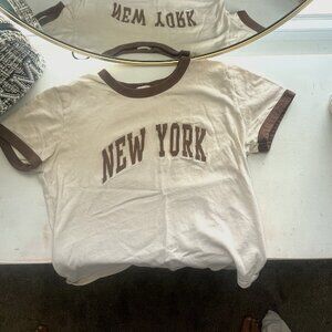 Cute Cropped New York Top (Price Negotiable)